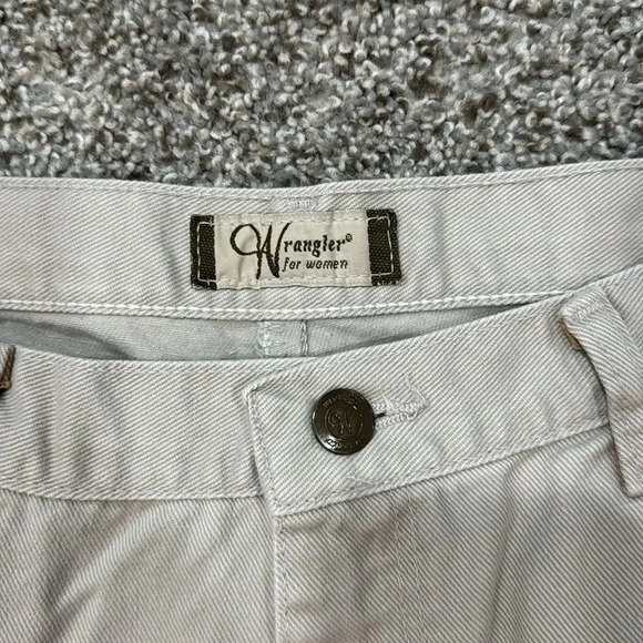 Wrangler for women’s made in the USA Cream Mom Shorts y2K Vintage size 12 - Picture 4 of 8